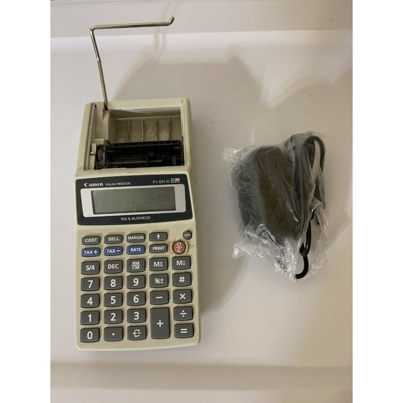 Vintage Canon P1-DH III Palm Printer 12 Digit Tax & Business Calculator - Picture 3 of 6